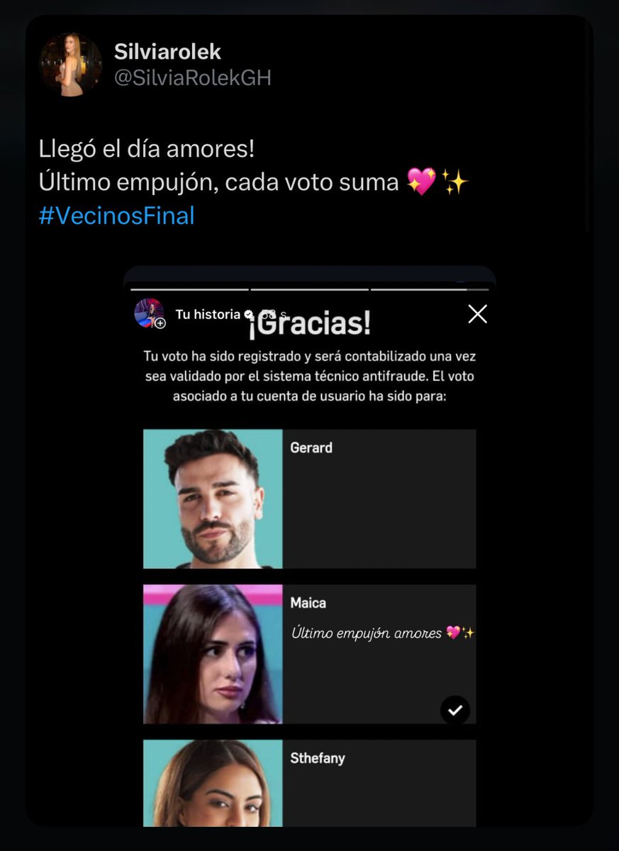 UFFF ESTAS REINAS APOYANDO A MAICA  #VecinosFinal