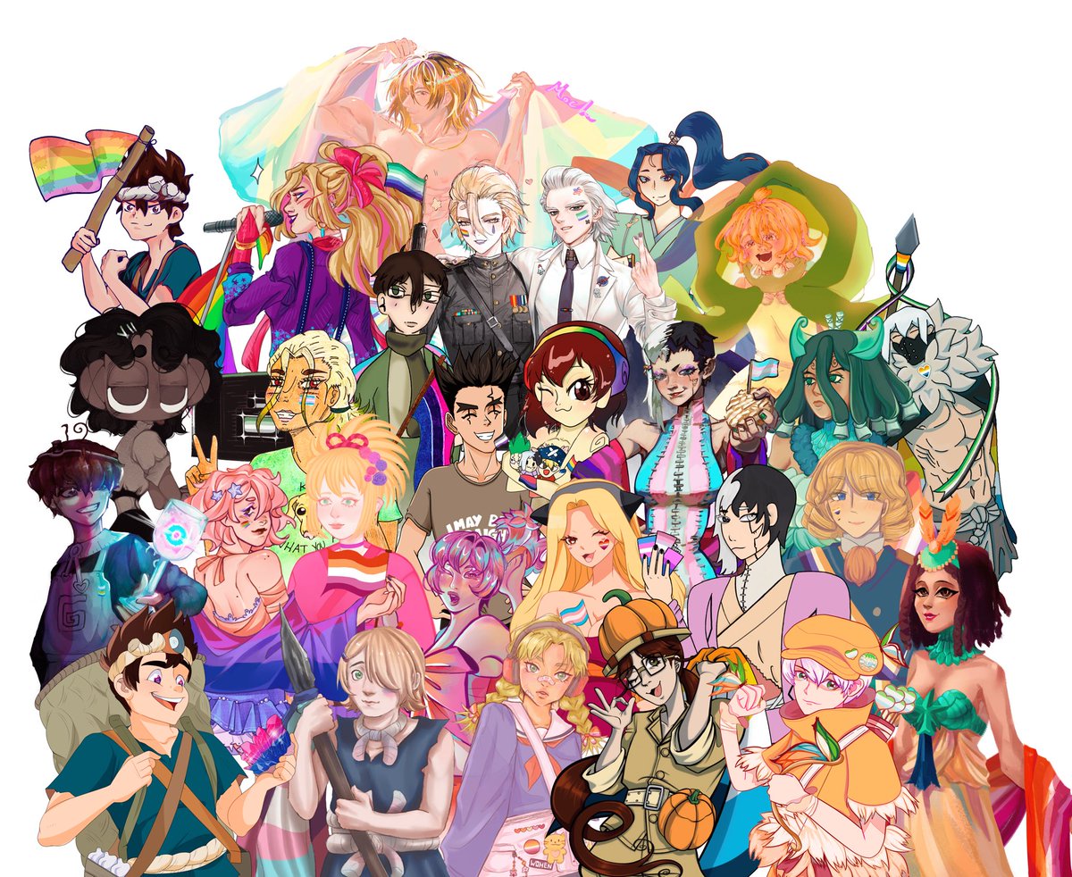 I participated in this collab and ahhh, the finished piece looks incredible 😭 it was super fun, I enjoyed drawing Taiju (for the first time!) #drstoneiscolorful