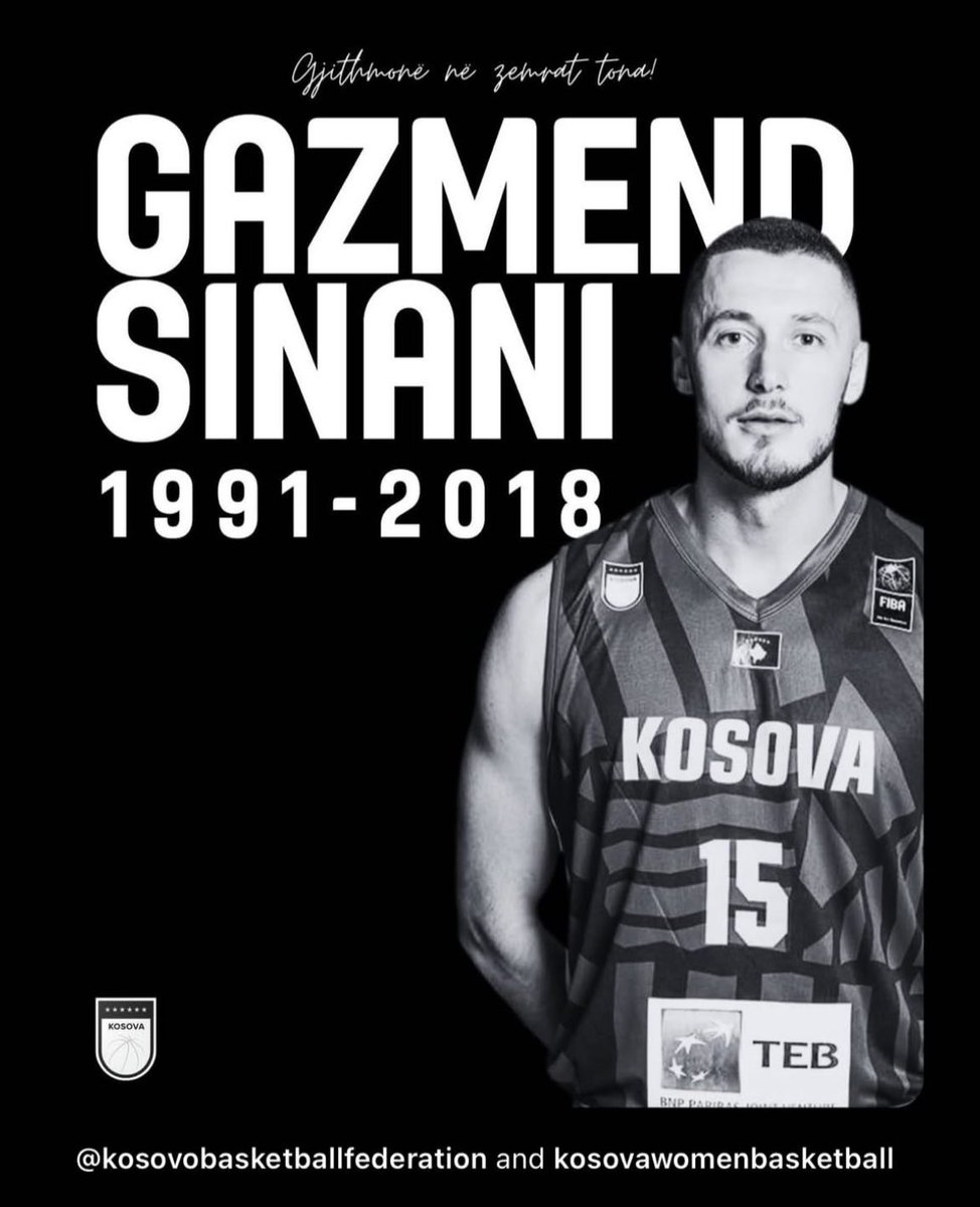 Very sad to hear of this Young Mans passing. Please say a prayer for all who are hurting in his Family and extended family. I was honored to know him and very thankful for his Great Kindness to me during my Time in Kosovo. 🙏🏼❤️🏀💯
