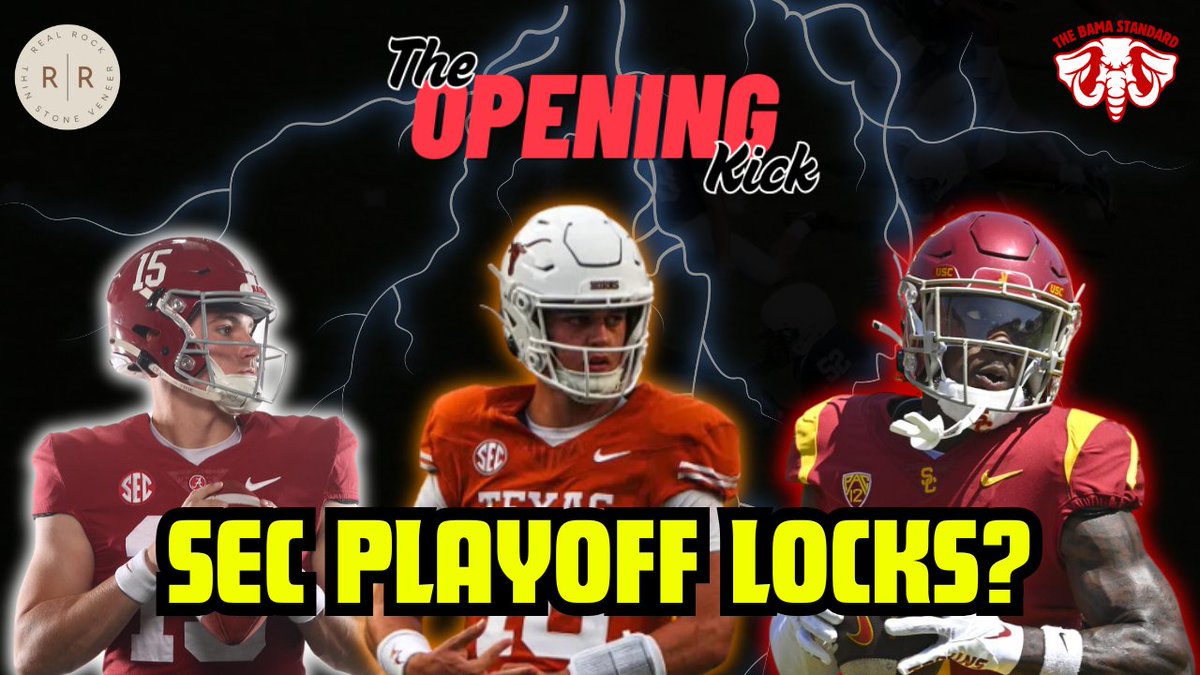 Magruder (@pettey_daniel) on Twitter photo 🔥What SEC Teams are Playoff Bound?
⏰Which Ones Have No Chance?
Find out tonight 7c / 8e on "The Opening Kick" with me and <a href="/CoachGVDixon/">Smoke Dixon</a> <a href="/TheBamaStandard/">The Bama Standard Network©️🐘</a>
youtube.com/watch?v=KxEYWg…
#CFB25 #RollTide #HookEm #GoDawgs #HottyToddy #WarEagle #GigEm #GoVols #GeauxTigers 🔥What SEC Teams are Playoff Bound?
⏰Which Ones Have No Chance?
Find out tonight 7c / 8e on "The Opening Kick" with me and <a href="/CoachGVDixon/">Smoke Dixon</a> <a href="/TheBamaStandard/">The Bama Standard Network©️🐘</a>
youtube.com/watch?v=KxEYWg…
#CFB25 #RollTide #HookEm #GoDawgs #HottyToddy #WarEagle #GigEm #GoVols #GeauxTigers