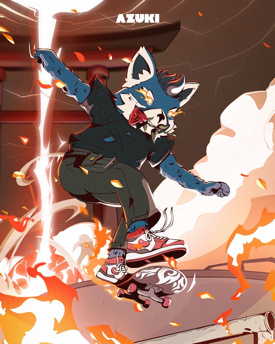 How dope is this artwork on a scale of 99 to 100? Meet Oliver⛩️🔥