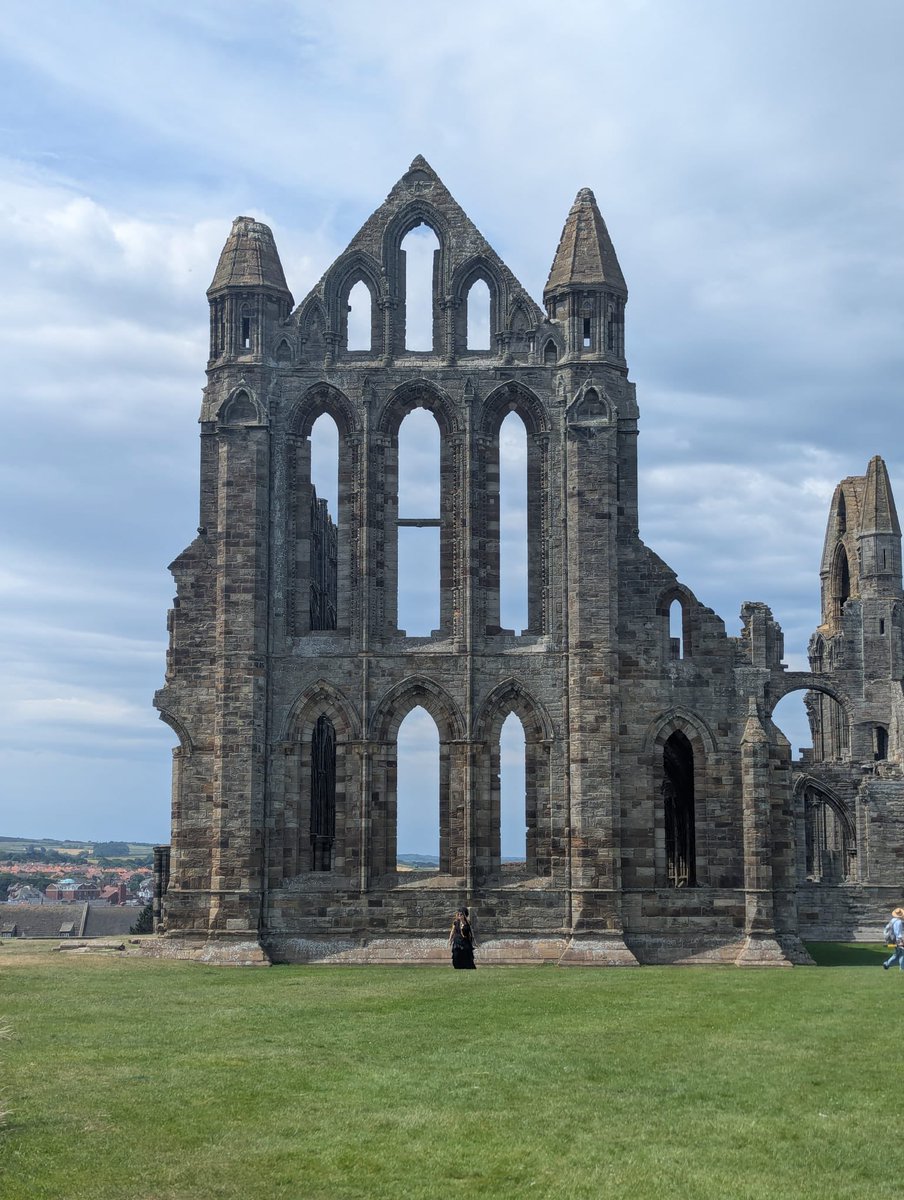 GraveStories's tweet photo. Perched above the sea, Whitby Abbey is beauty, ruin, and legend all in one. Sacred ground with ghostly echoes… the past lingers here. Click to watch my video ⬇️ 

https://t.co/ULTg5tzkeL

#WhitbyAbbey #DeborahContessa #CemeteryLady #HauntedHeritage https://t.co/CJ42UQ6wt5