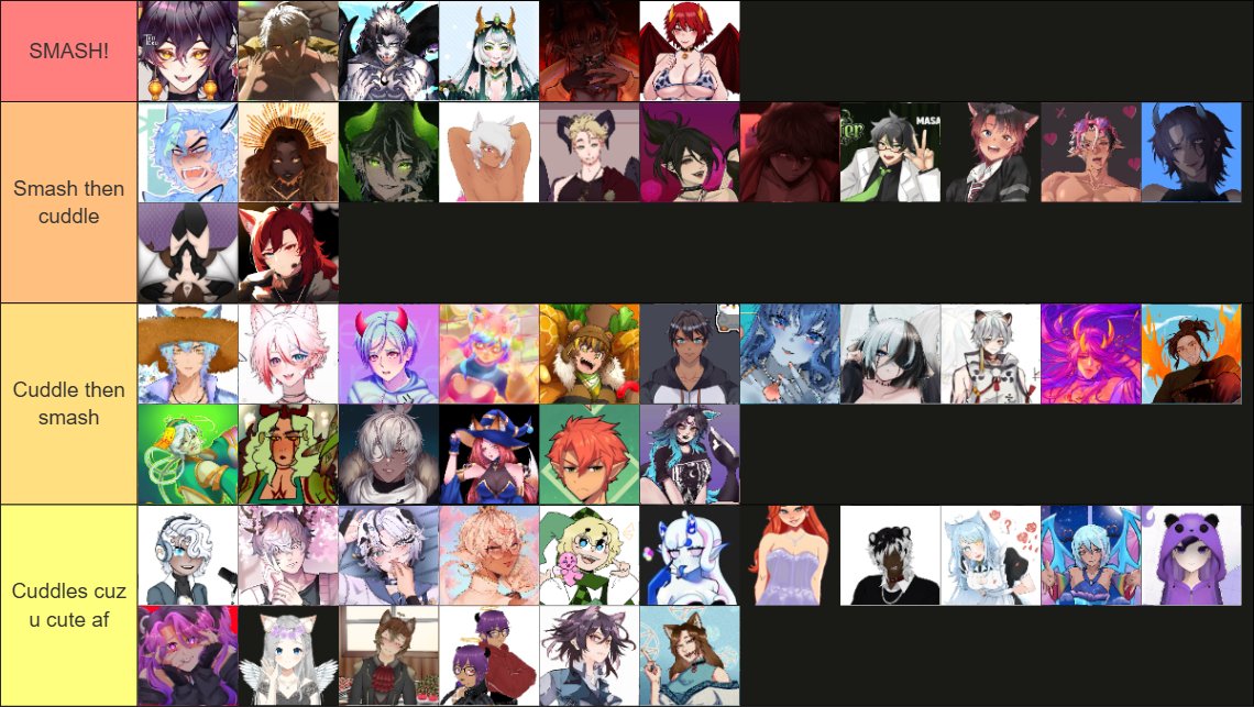 Here are all of the submissions for the smash or pass! Thank you so much everyone for participating! 🩵