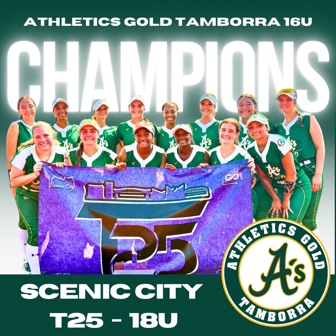 AthleticsGoldTamborra (@agtamborra) on Twitter photo CONGRATS to our <a href="/AGTTamborra16U/">Athletics Gold Tamborra 16U Gold - Tamborra</a> team on their CHAMPIONSHIP win in the Connect Sports Scenic City T25 18U division! These girls showed up and showed out. Their talent, their fight and their π for this game is admirable!
#BuiltDifferent #PressureIsAPrivilege #ChooseHard CONGRATS to our <a href="/AGTTamborra16U/">Athletics Gold Tamborra 16U Gold - Tamborra</a> team on their CHAMPIONSHIP win in the Connect Sports Scenic City T25 18U division! These girls showed up and showed out. Their talent, their fight and their π for this game is admirable!
#BuiltDifferent #PressureIsAPrivilege #ChooseHard