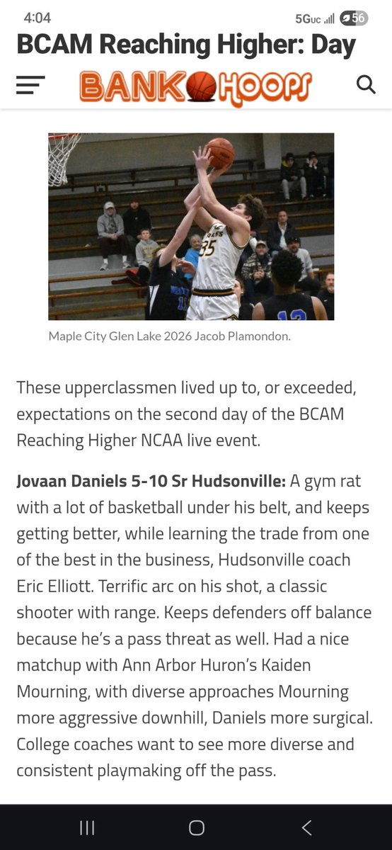 Mr. Basketball Candidate.