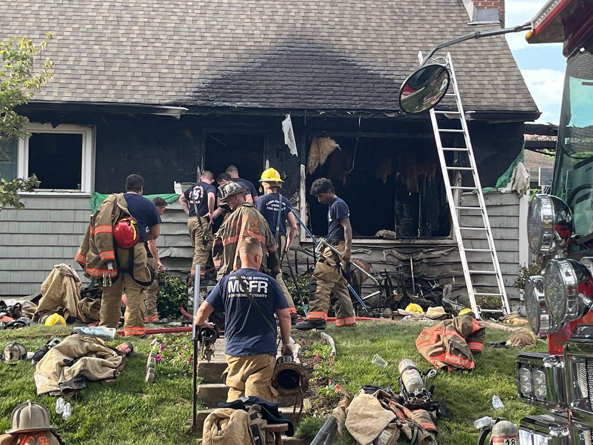 Pete Piringer (@mcfrspio) on Twitter photo About 24hrs ago <a href="/mcfrs/">MontgomeryCo(MD)Fire</a> firefighters responded to a house fire on Helena Dr, in Sligo Woods/Silver Spring. A mishap involving a propane gas grill resulted in over $1/2 million in damage, it was nearly 100° (feel-like) temp at the time of fire, ~85 FFs responded. 1 FF injured About 24hrs ago <a href="/mcfrs/">MontgomeryCo(MD)Fire</a> firefighters responded to a house fire on Helena Dr, in Sligo Woods/Silver Spring. A mishap involving a propane gas grill resulted in over $1/2 million in damage, it was nearly 100° (feel-like) temp at the time of fire, ~85 FFs responded. 1 FF injured