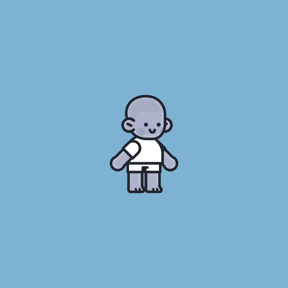 I tried to get the opportunity to mint a DeePle Gen1 (by drawing a couple as SVGs), but was denied. 😞

However, today I was successful in acquiring a Gen2. 🔥

Yes, he's still "naked" (for now). 😆
