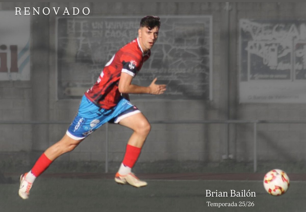 ✅ RENOVACIÓN ✅

Que ledicia , comunicarvos a continuidade un ano máis, do noso “Torero”. Brian Bailón, sendo unha peza fundamental na nosa defensa. 

Grazas Brian, pola confianza un ano máis ❤️💙

#ImosBarco 🚢