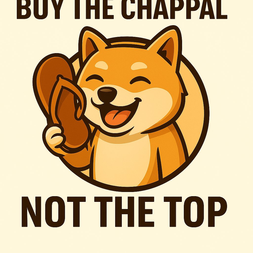 ChappalInu's tweet photo. "When the market dips… bring out the Chappal! 🩴🔥
$CHPL slaps harder than the charts 📈
#ChappalInu #MemeCoin #CryptoCommunity" https://t.co/02wDeg0tFg