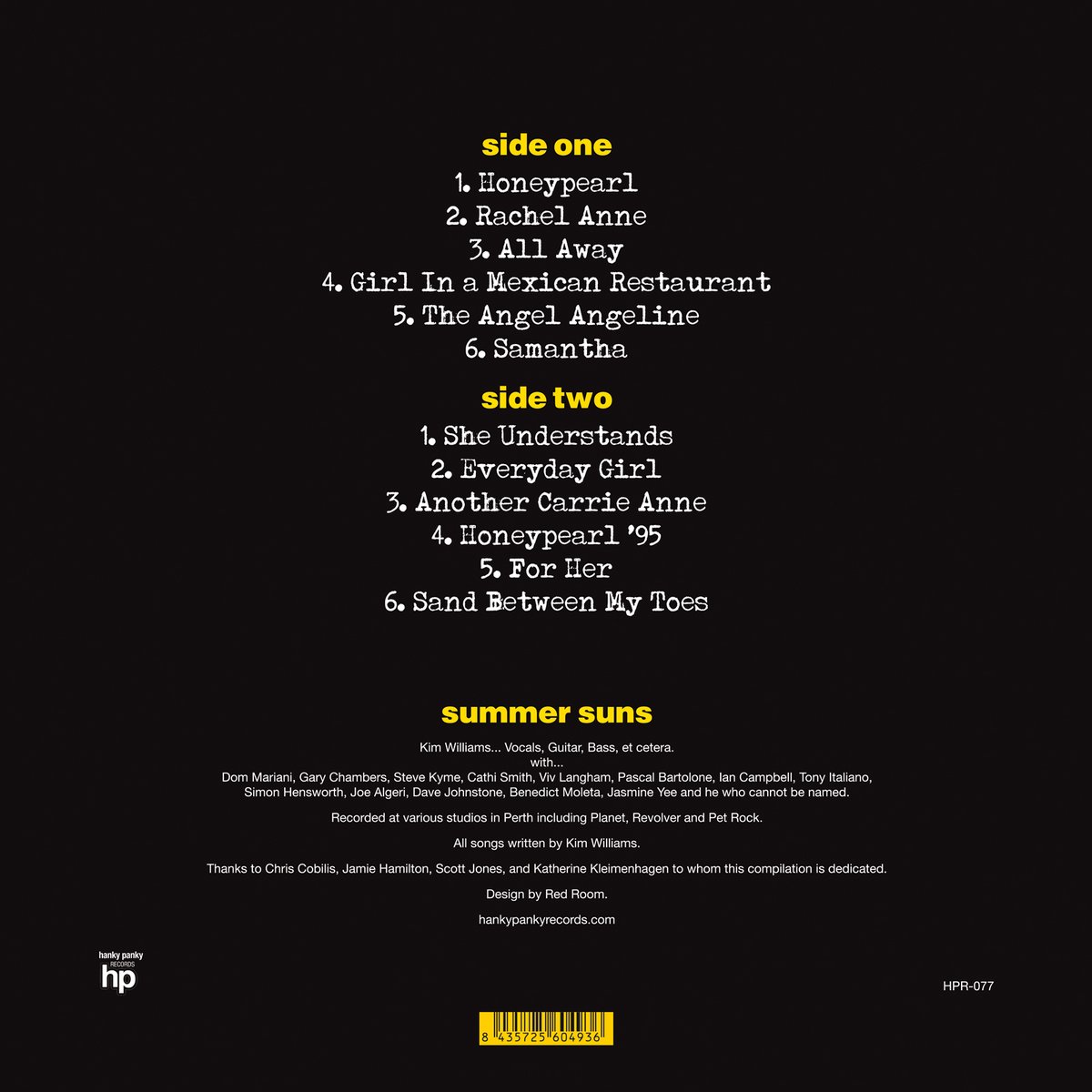 HankyPankyRecs's tweet image. SUMMER SUNS - Of A Girl: The Complete Singles (LP) 

- All 6 singles released by the band from 1986 to 2011, compiled together for the first time!
- Limited to 300 copies only! Includes full-colour 4 page insert with notes by @moogyrecords &amp;amp; pictures.
👇
hankypankyrecords.bigcartel.com/product/summer…