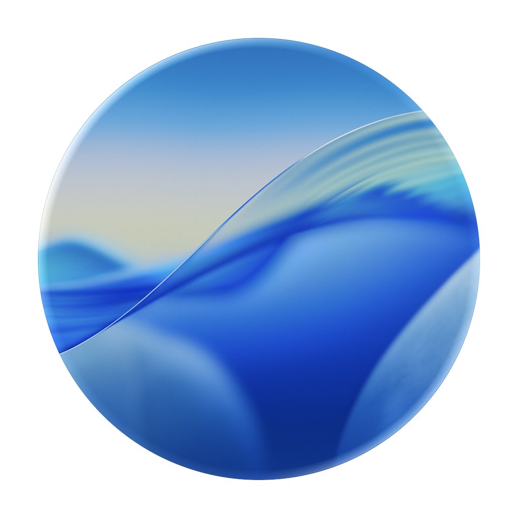 Here is the official macOS Tahoe update icon
