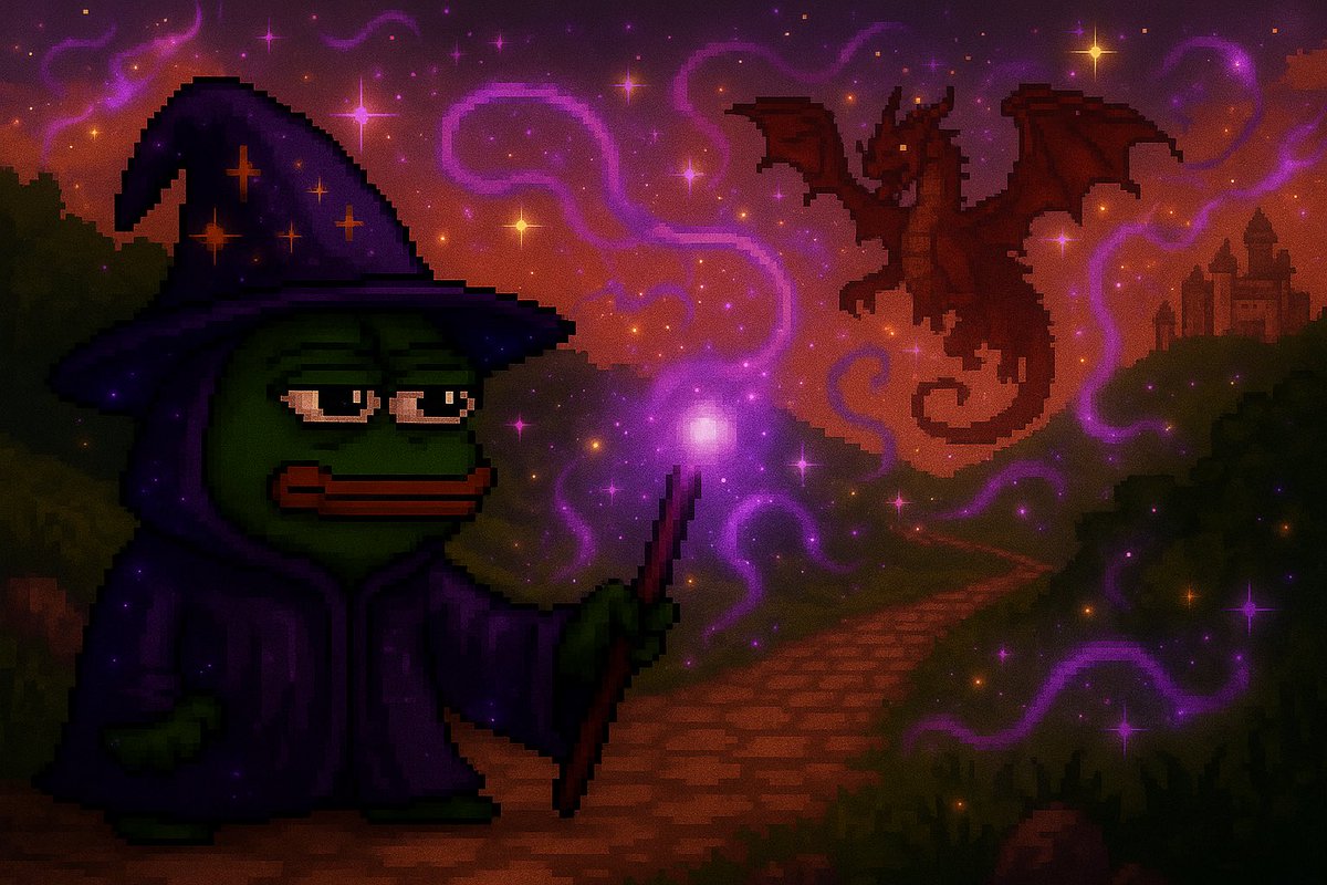 wizardpepe_sol's tweet photo. The path is set. The dragon awaits. WizardPepe is ready.
A new legend rises in pixels and magic.
$WP #WizardPepe #Pepe #Solana #Crypto #MemeCoin #WenPepe #Bonk #WIF #Slothana #Dogwifhat #SolanaMeme #MagicInternetMoney #FairLaunch https://t.co/O2XgobhBSM