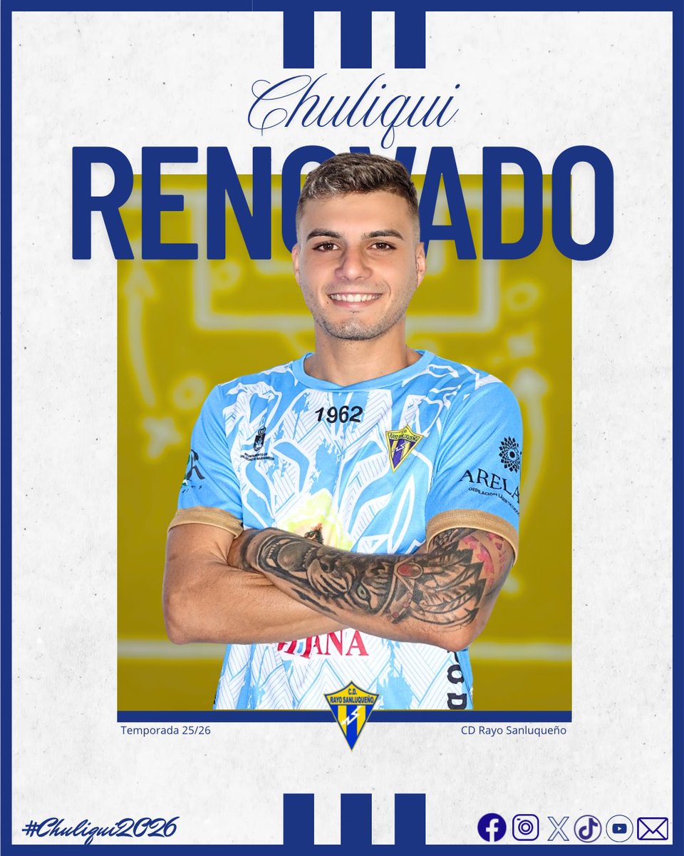 💙 𝐂𝐡𝐮𝐥𝐢𝐪𝐮𝐢 𝟐𝟎𝟐𝟔

Un gran equipo debe de tener a un GRAN GOLEADOR. Seguimos disfrutando de los 𝘾𝙝𝙪𝙡𝙞𝙠𝙖𝙯𝙤𝙨 ⚽️

#Chuliqui2026