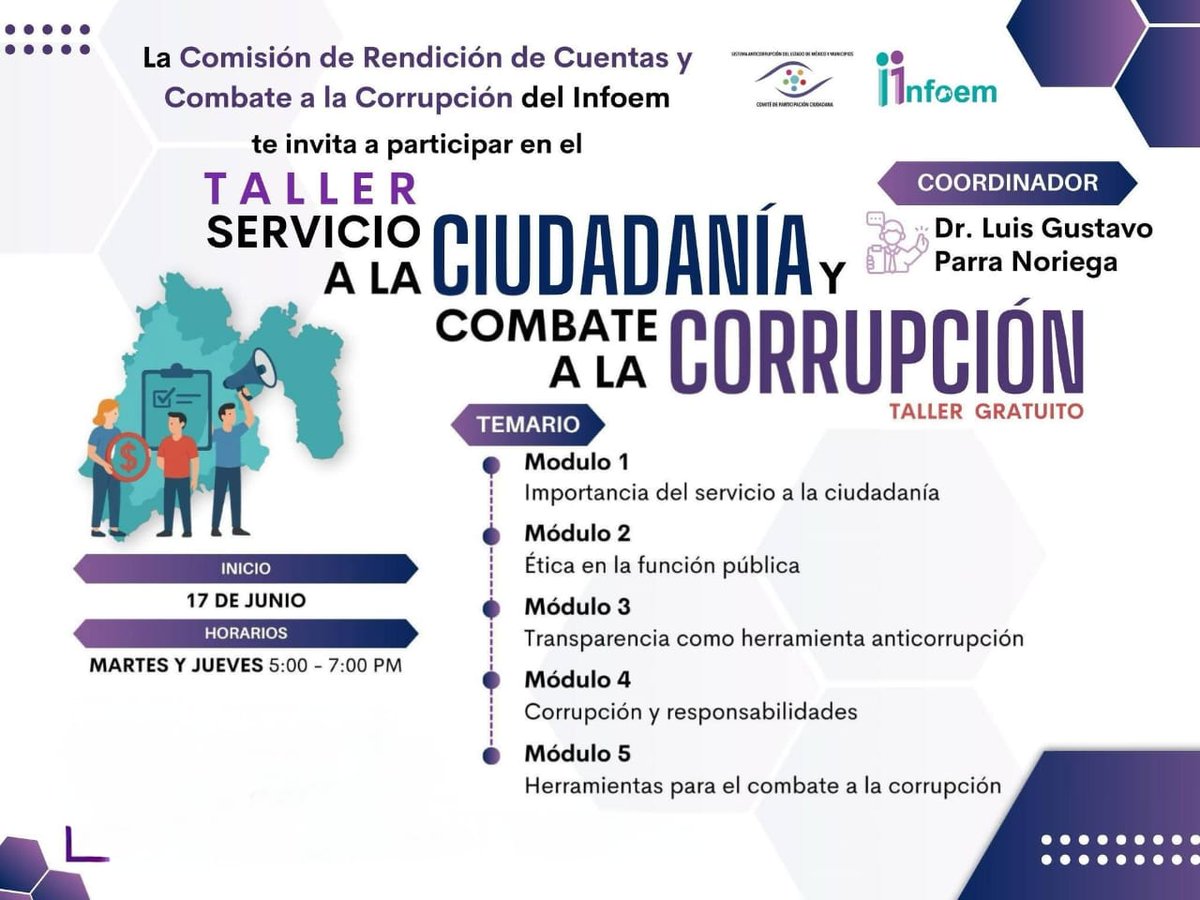🤔 ¿Y si pudiéramos anticiparnos a la corrupción antes de que ocurra y se convierta en problema?

Este martes, 17 hrs, junto a <a href="/MoisesAlberto/">Moisés Rodríguez</a> hablaré sobre #TransparenciaPredictiva para prevenir la #Corrupción.

Muchas gracias al <a href="/Infoem/">Infoem</a> por la invitación. 

¡Se pondrá bueno! 🔥