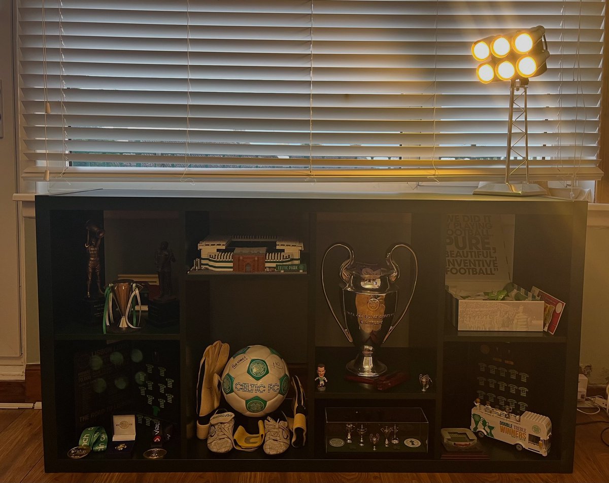 With the Tasmanian Devil grandson running about, I had to get rid of the glass display.   New layout looking good 💚🍀