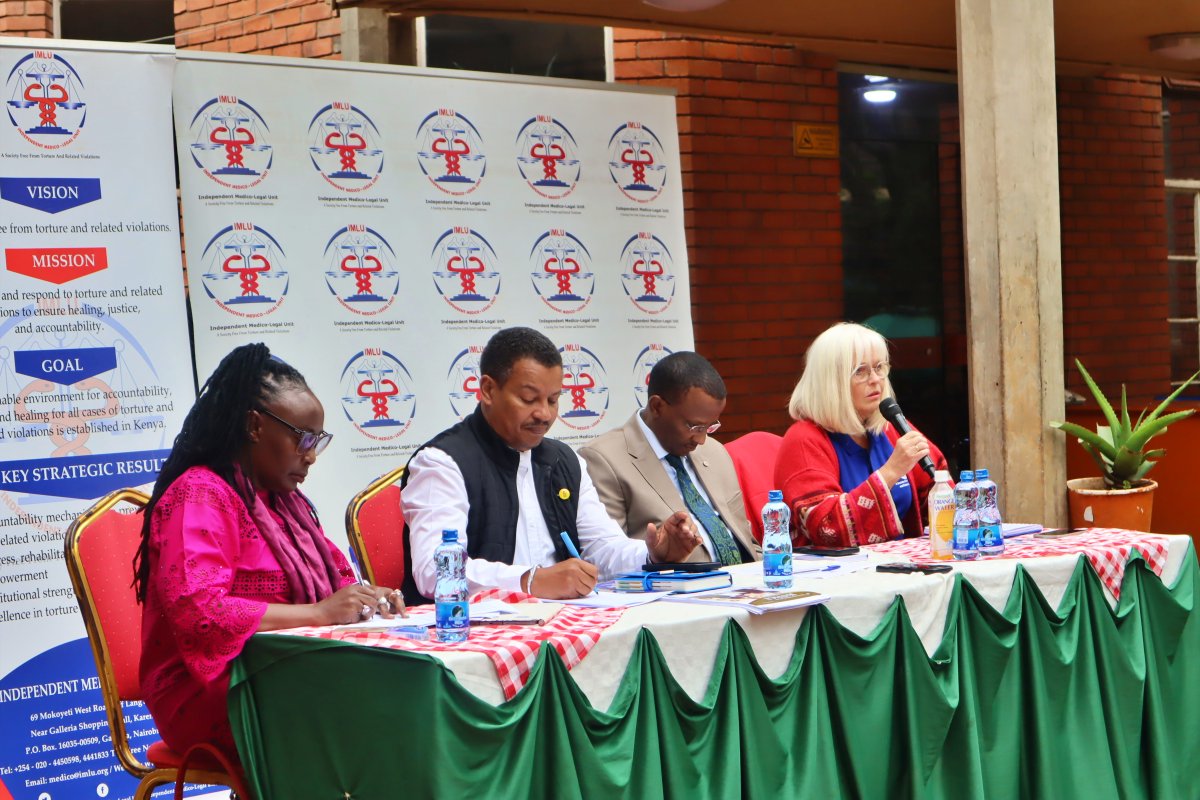 IMLU_org's tweet image. Thank you to everyone who graced the launch of the #SilencedButUnbowed report. It was an honour to have IMLU founder, Ling Kituyi, in attendance. Her visionary leadership laid the foundation for the pursuit of a society free from torture. #FreeToProtest