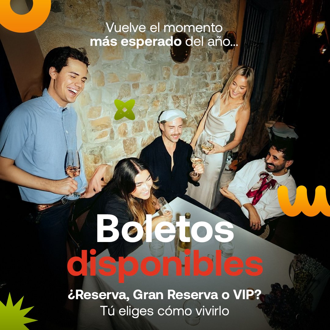 Ya puedes asegurar tu lugar en el brindis más bonito del año.
Boletos disponibles en nuestra página. 👉airetinto.mx
Este octubre, Val’Quirico se llena de vino, arte, música y emociones.

#FestivalAireTinto2025 #BoletosAireTinto #ValQuirico #WineFest