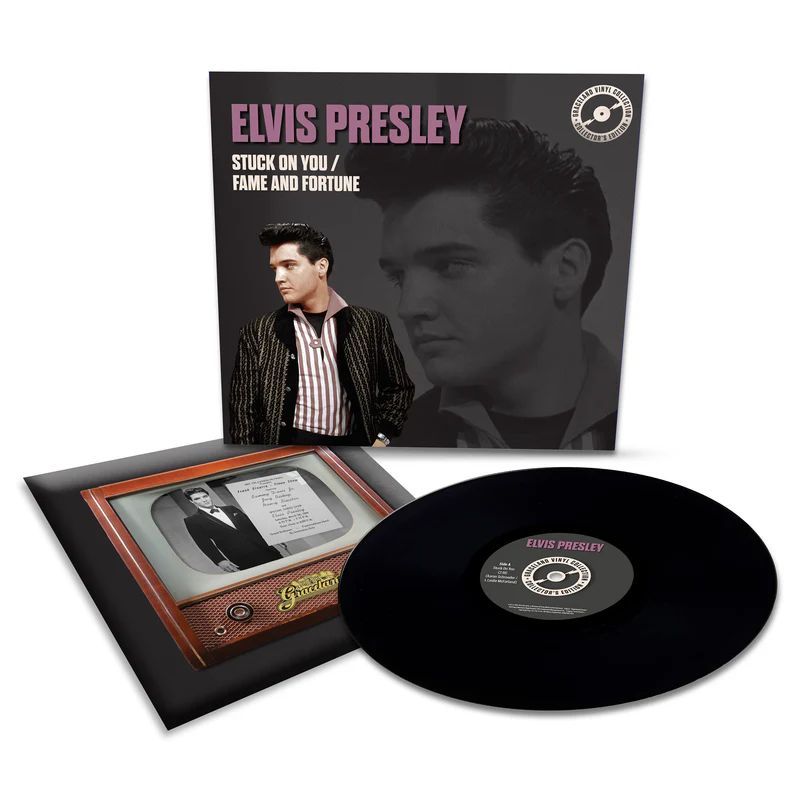 VisitGraceland's tweet image. It’s here! The latest release in the Graceland Vinyl Collection has arrived. Stuck on You / Fame and Fortune marked Elvis’ first single after returning from the Army and is now available on limited-edition 10” vinyl, only at ShopGraceland.com.

Don’t miss your chance to own…