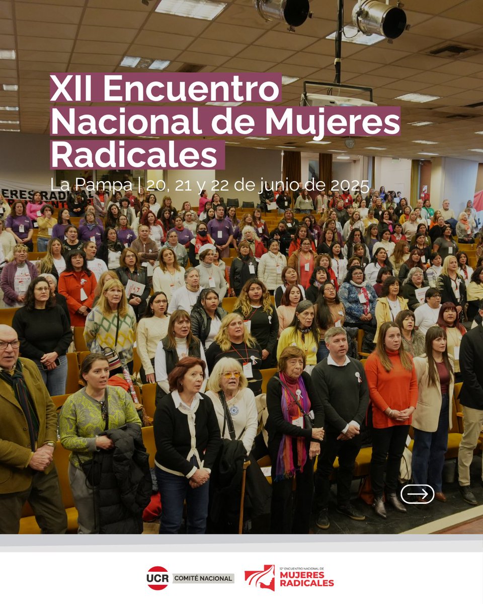 Este fin de semana se realizó el XII Encuentro Nacional de Mujeres Radicales en La Pampa. Se debatieron y consolidaron posiciones sobre los principales temas de la agenda pública nacional.