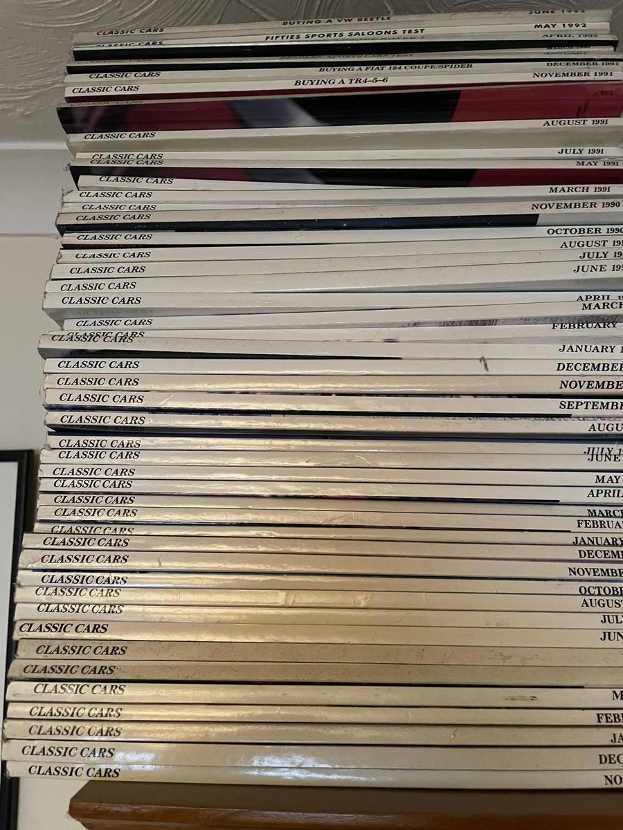 SerialSteve's tweet image. 80’s & 90’s Classic Cars & Classic & Sportscar magazines at my Grandads…
I’m not ready to look at some of the values in here 😂