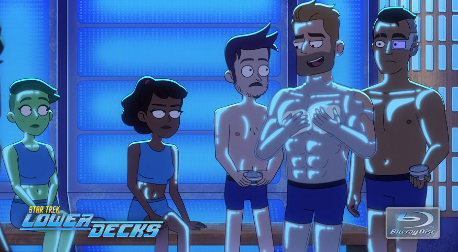 NEW GALLERY! #StarTrek #LowerDecks Season 5 Blu-ray Screencaps — "Starbase 80?!"

When the Cerritos crew responds to a repair assignment at the dreaded Starbase 80, Ransom uses too much disinfectant gel while Mariner gets paranoid about curses.

See more: lowerdecks.trekcore.com/gallery/thumbn…