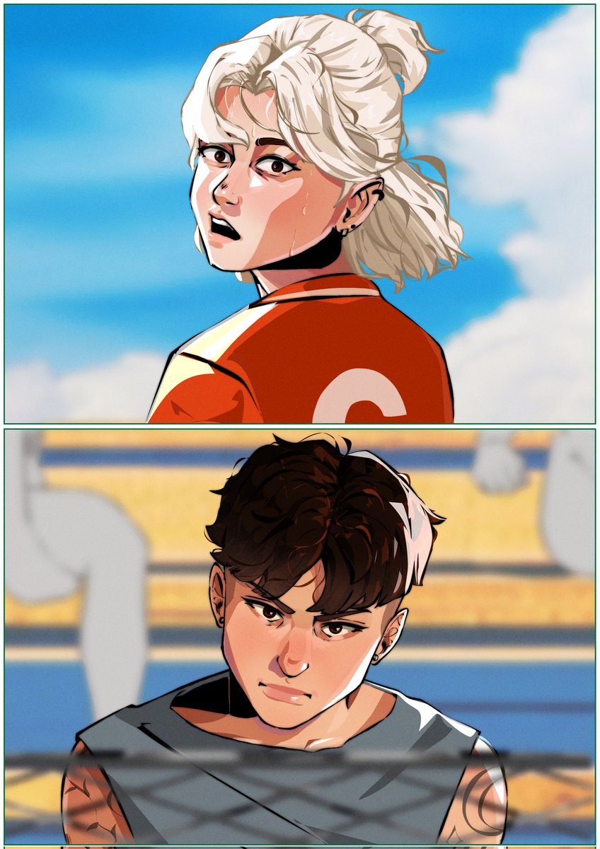 Reencontro 
#fanart de MartiLia do livro Feras em Campo
