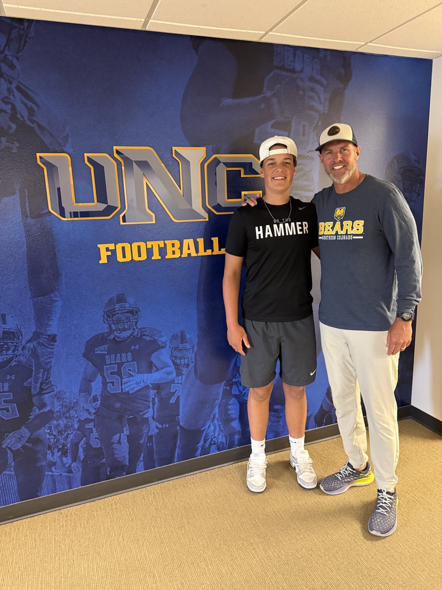Wow!! All glory to God!! After an amazing  talk with coach <a href="/UNCLamb/">Ed Lamb</a> and an amazing tour of the University, I’m truly blessed and honored to have received my first division 1 offer from University of Northern Colorado.