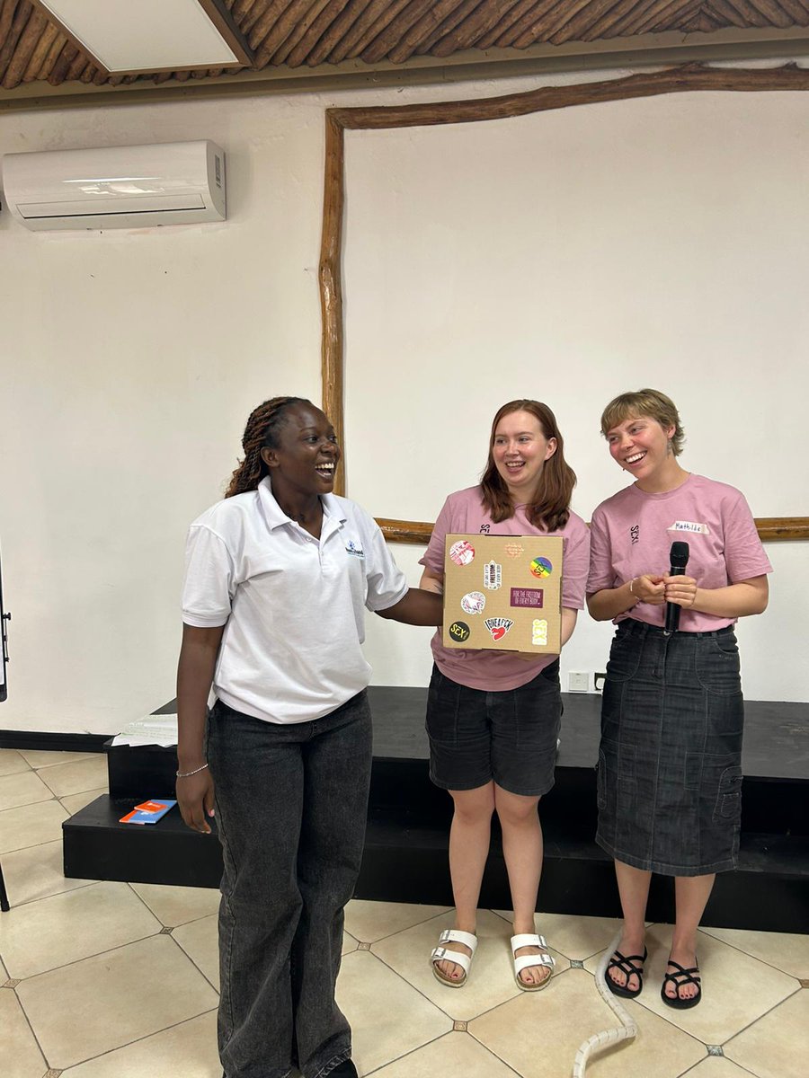 QMatovu's tweet photo. A Day well spent with over 40 Young people from Denmark, Tunisia, Morocco, Ethiopia, Uganda and Kenya from the @SexogSamfund Funded partnerships. We have had the team share experiences and approached they work with to change lives of not only their peers but the communities. https://t.co/NUZch9Ks2W