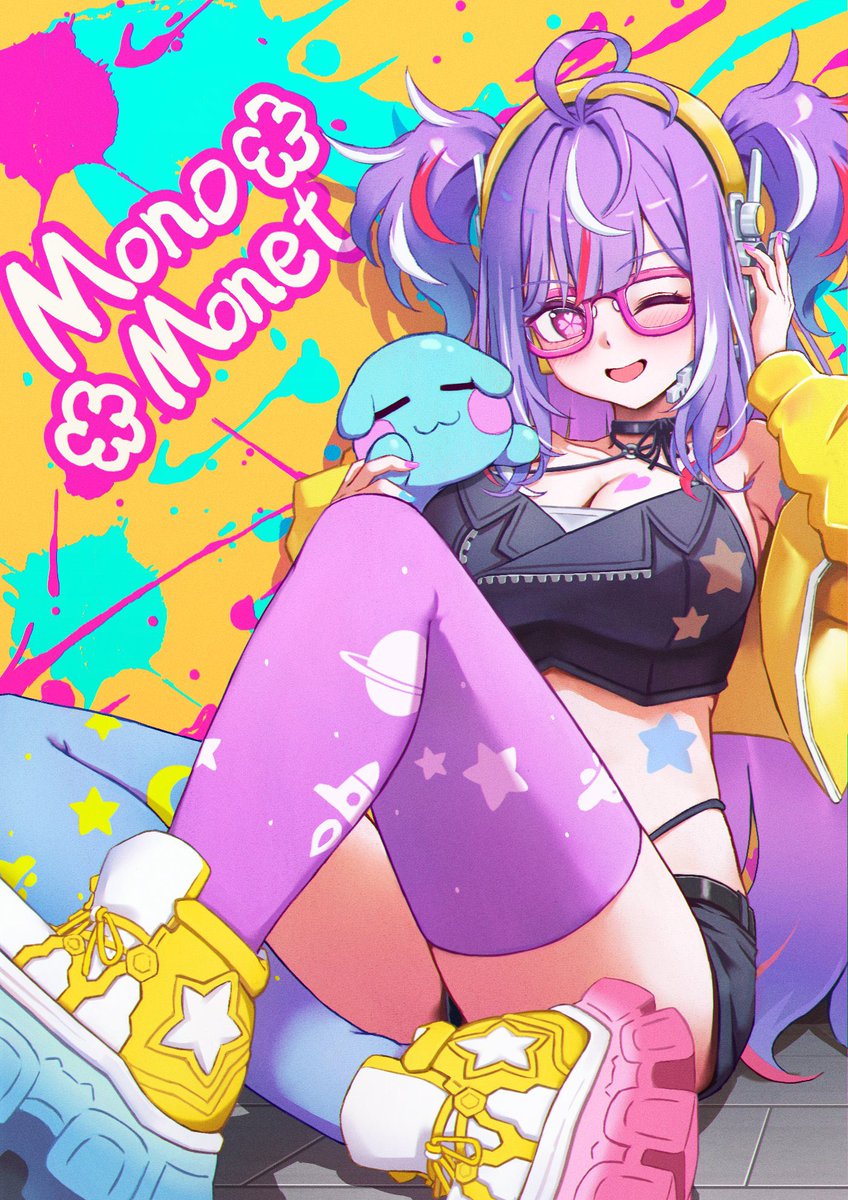 mono_monet's tweet image. if you’re a new face finding me from offkai, hello!!
groovy funky retro cutie mono monet desu!!✨
im a magical painter and music freak that loves to DJ, make art, play niche retro games and collect antiques!! i love virtual and metaverse culture~ 💿
now you’re a tabemono!!💕