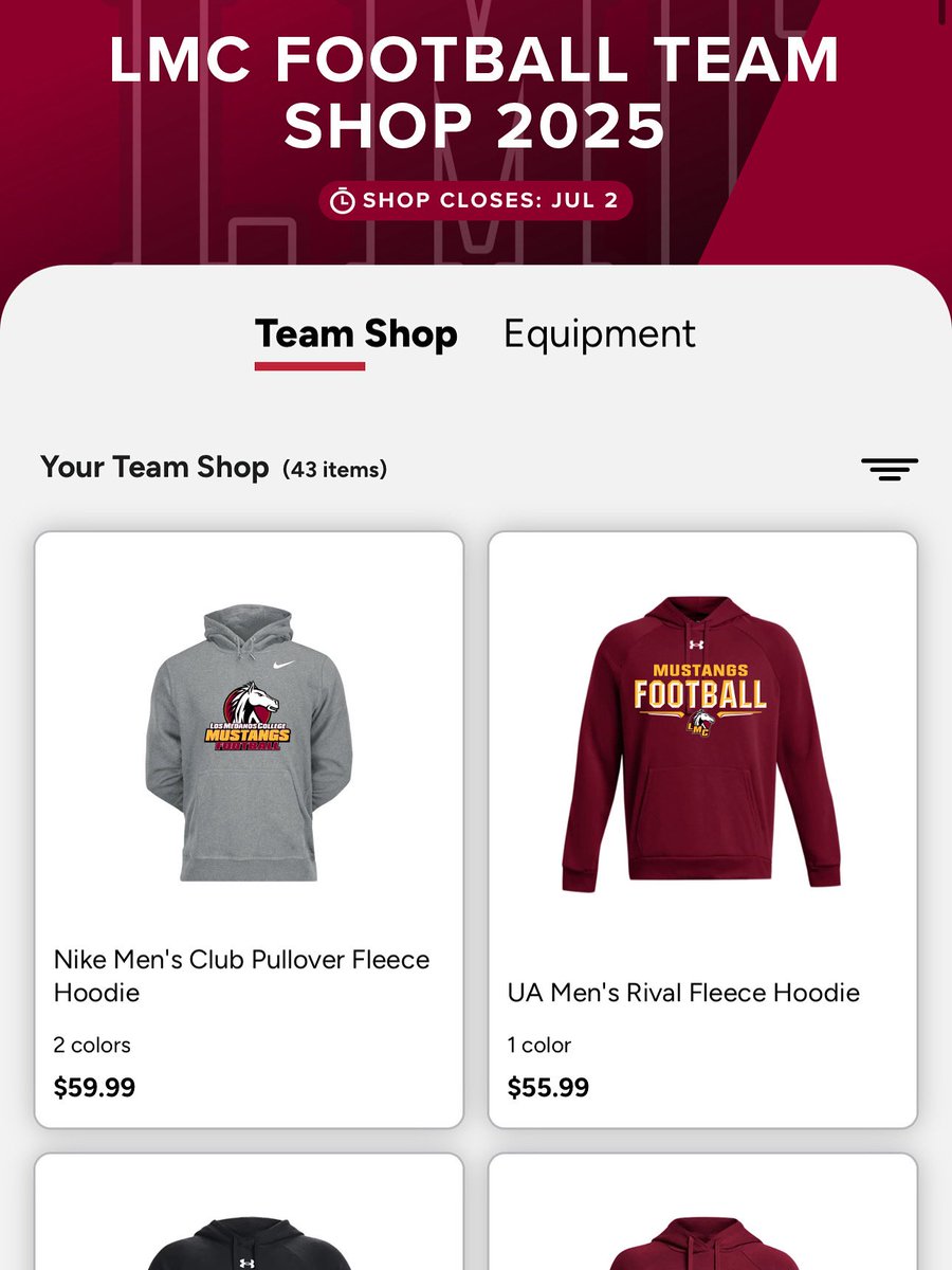 TEAM STORE ACTIVE! SHOP NOW WHILE YOU CAN! SUPPORT! #LMC #Runwithus
 
bsnteamsports.com/shop/QXDQVkwfbJ