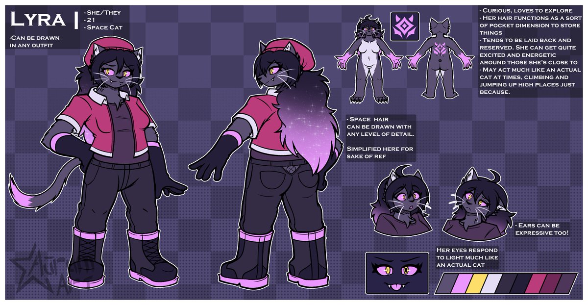 Been wanting to make a new ref for her a good bit, ver happy with how she looks here :>