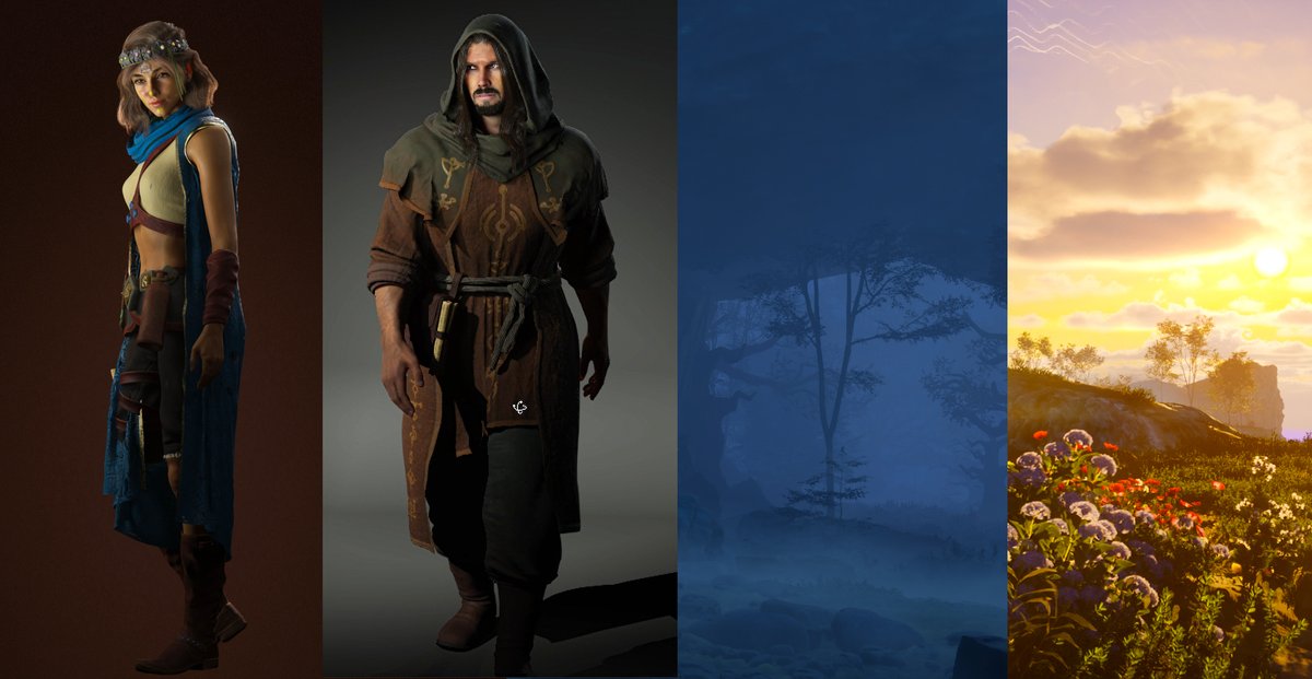 Since January, we’ve been working on our next game: Chenen: The Geomancy Trail.
Chenen is a Traversal RPG about creation and destruction.
Without a doubt, it’s the most bold and ambitious project we’ve taken on so far.
And honestly, it’s been awesome and scary at the same time ha