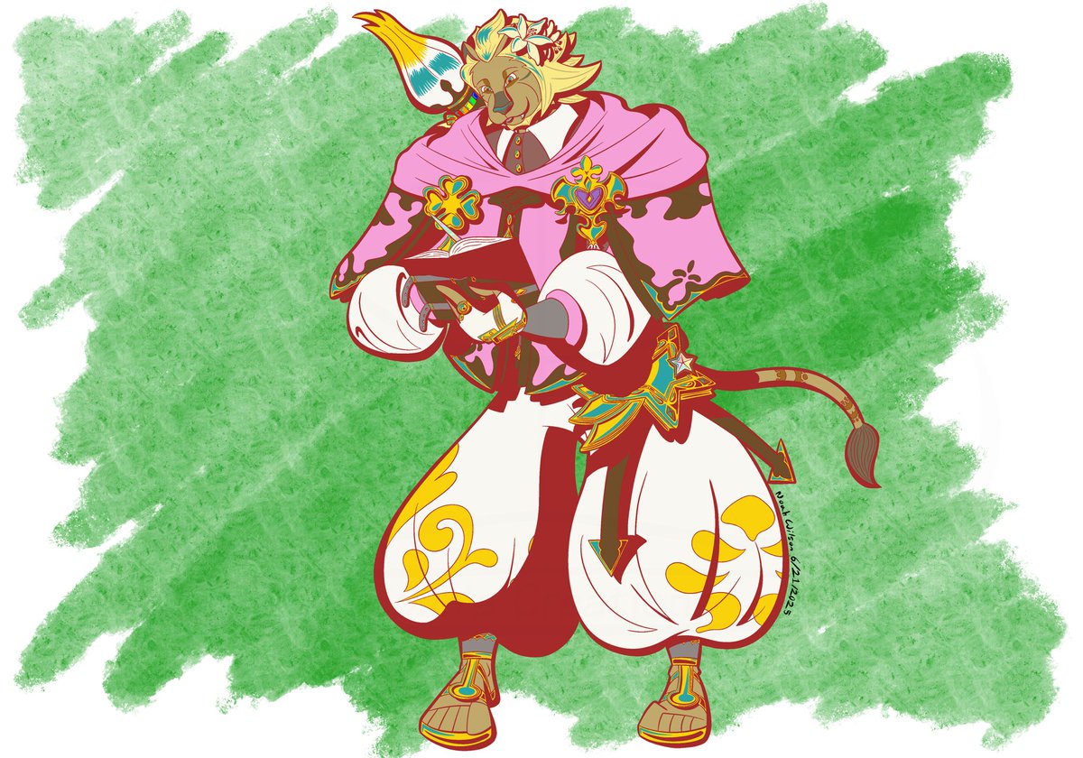 colin_creations's tweet image. Finally finished trying a new shading technique with my WOL from FFXIV. Say hello to Rampion, everyone!
#FinalFantasyXIV #FFXIV #Dawntrail