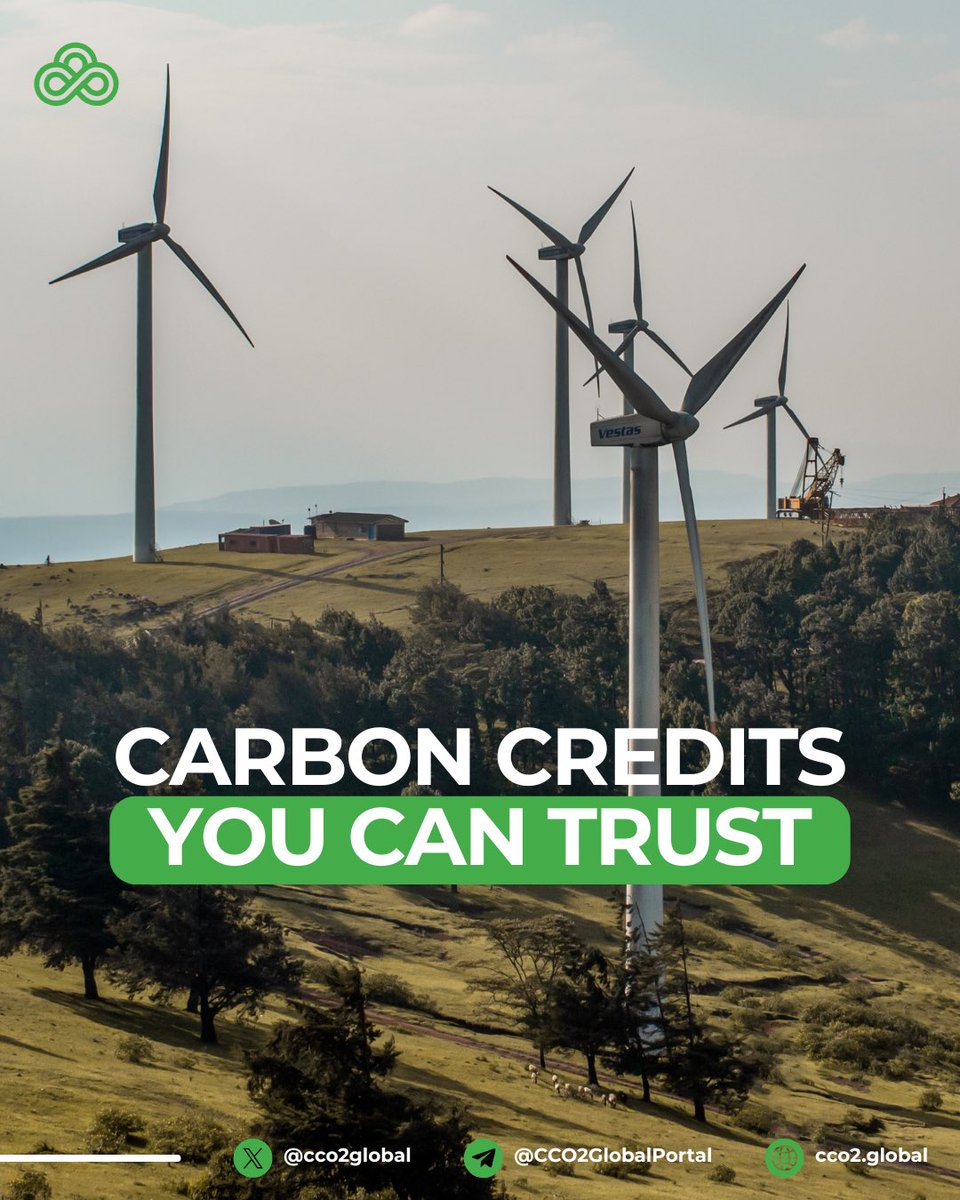 CCO2Global's tweet image. Not all carbon credits are created equal. At CCO₂, every credit is backed by real carbon capture, on-chain verification, and full traceability. No greenwashing, no guesswork - because when it comes to climate action, transparency isn’t optional, it’s essential ♻️

#cco2