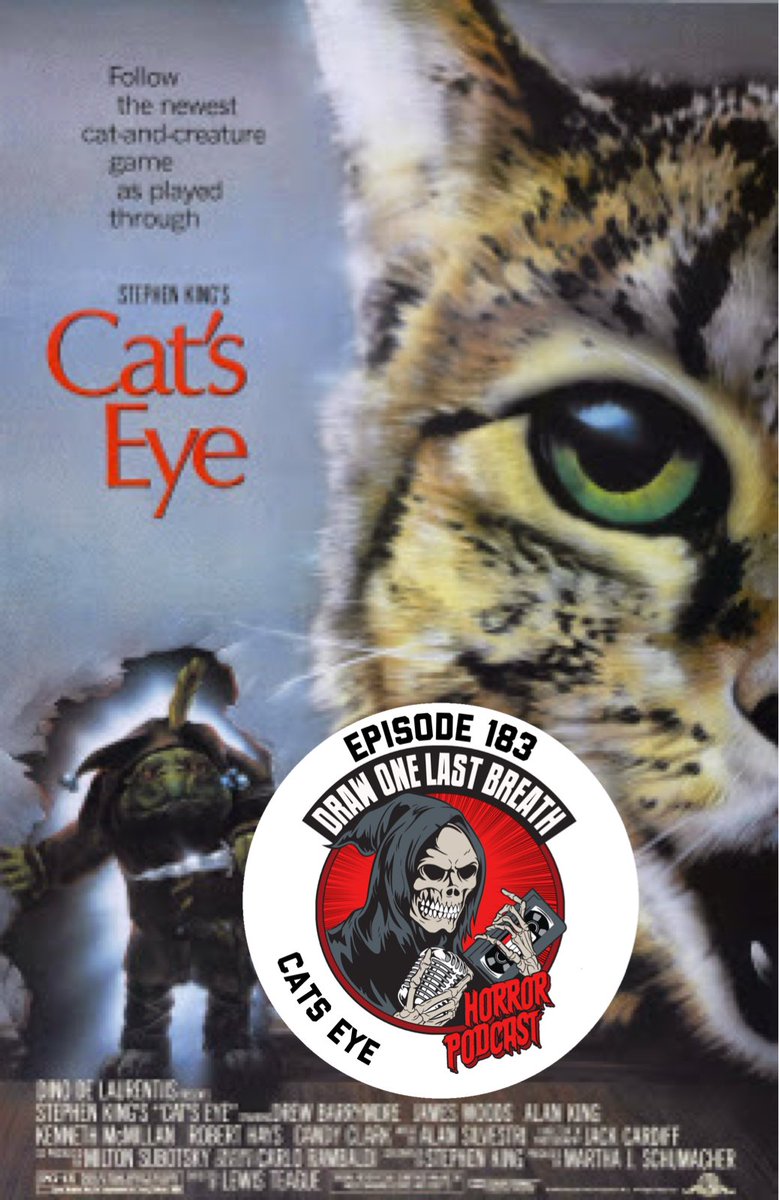 On episode 183 we finally get to talk this long awaited sequel from Director Danny Boyle and Writer Alex Garland #28YearsLater &amp; our movie from the vault this week was chosen by Matt as we discuss Stephen Kings 'Cat's Eye' 

podcasts.apple.com/gb/podcast/dra…