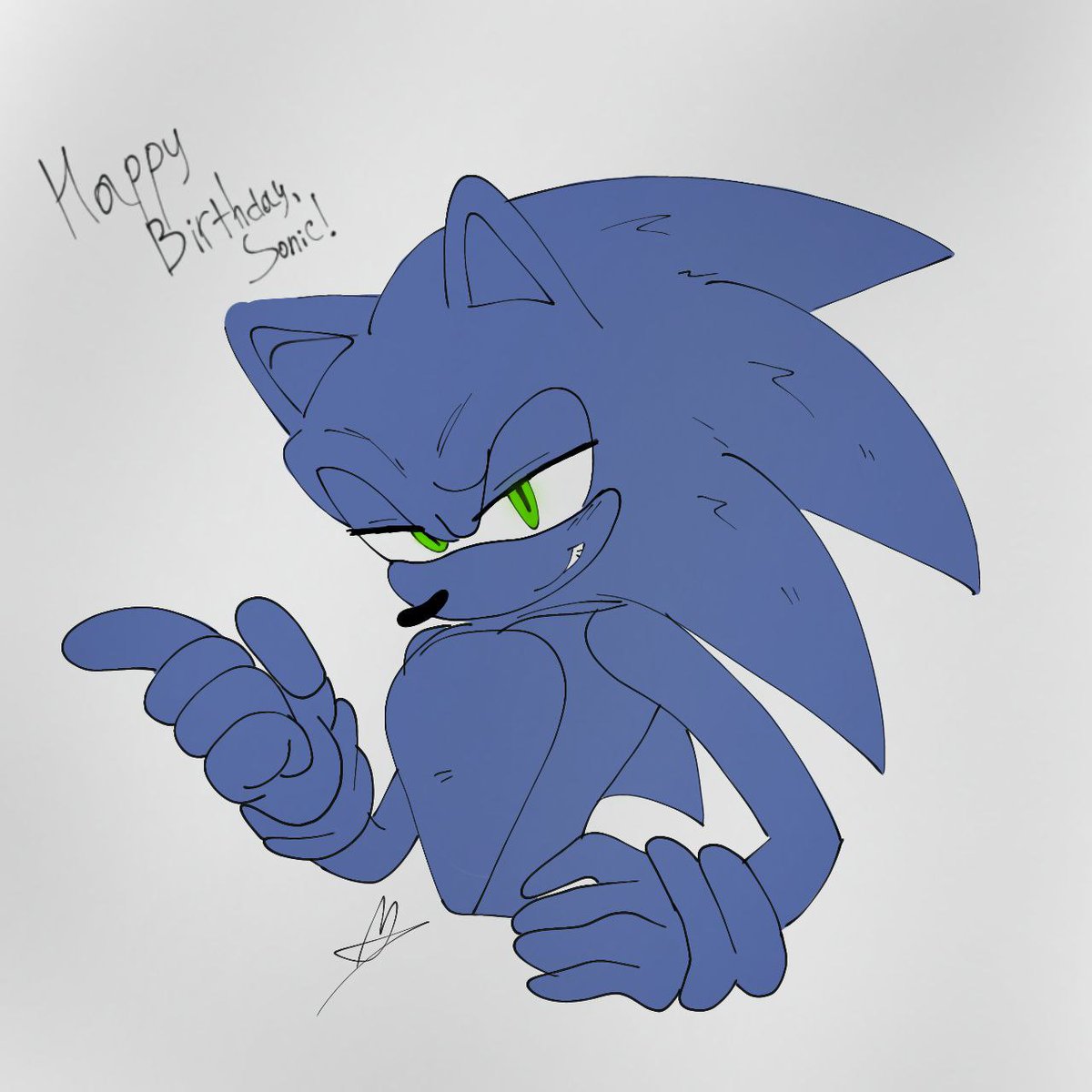 Happy birthday Sonic!
#SonicTheHedgehog #sonic #art