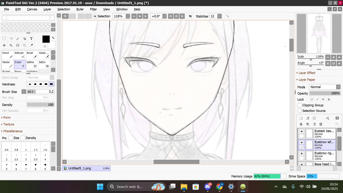 sneak peak WIP model baru dulu gsieee~💜