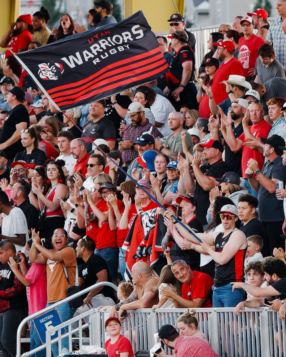 utwarriorsrugby's tweet photo. Thank you, Warrior Nation.
Through cold, wind, dust, and sun, you showed up.
You packed Zions Bank Stadium and brought the energy all season long.
At home, on the road, and around the world, your support meant everything.
#ForTheNation #ForUtah https://t.co/5hAKCzNbS2
