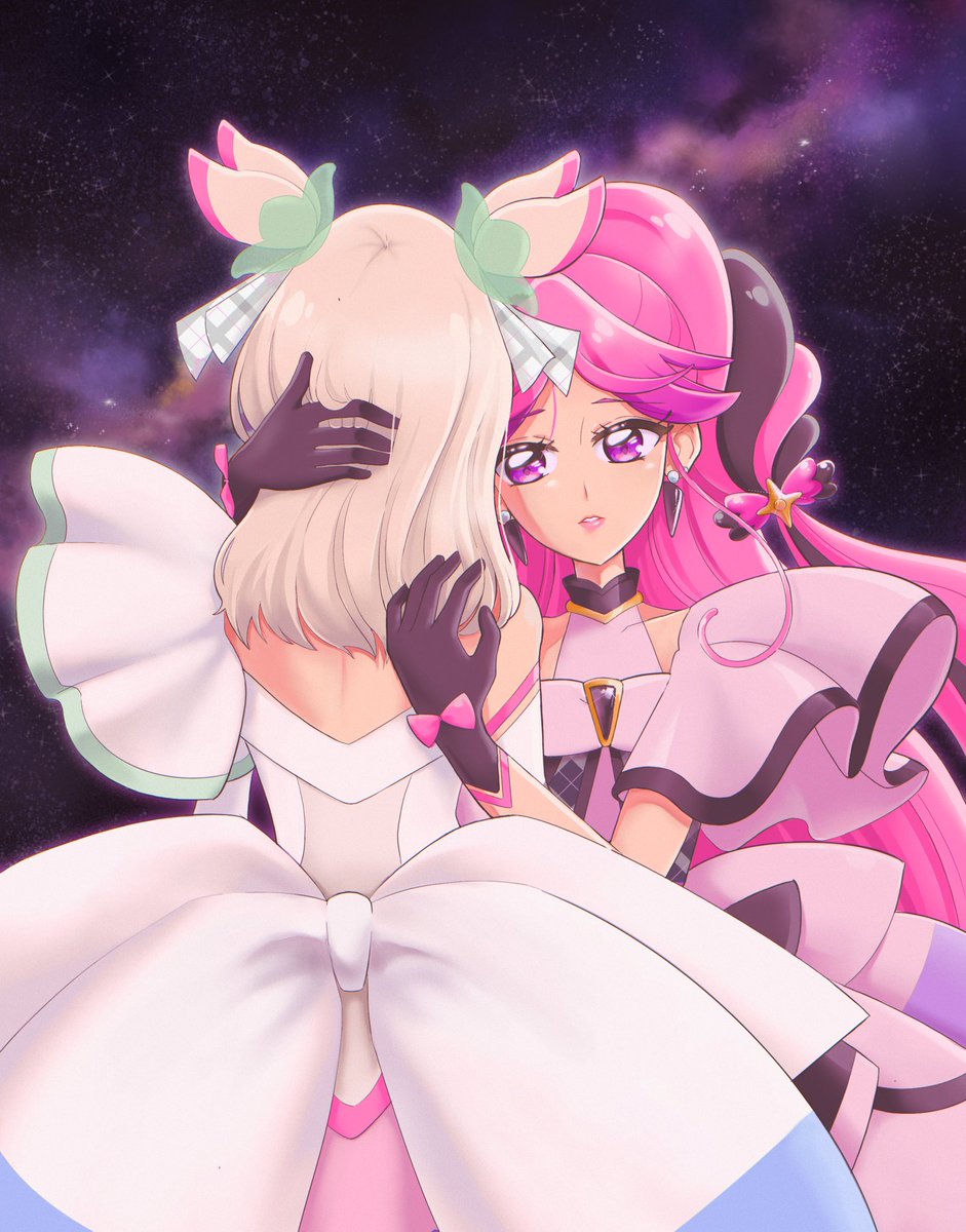 Stone_Umbrella's tweet image. Cure Zukyoon and Cure Kissfrom Precure