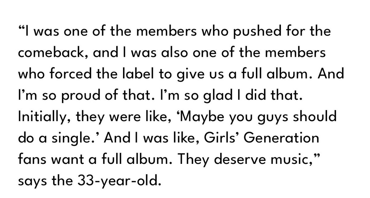 mylaavender's tweet photo. We owe it to Tiffany for not going along with SM’s plan for just a single. She pushed for more, and that’s how we ended up with a full #SNSD album for their 15th anniversary instead of just one song 🙂🫶🏻

#tiffanyyoung https://t.co/Mbon2I8bAL