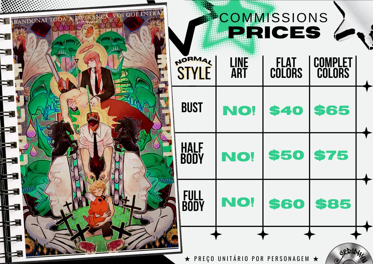 _seriphyn's tweet photo. @bolachainay Oii, aqui é a Seri
Minhas informações de commission estão todas disponíveis aqui: https://t.co/hkuG8jZhjm
Um pequena prévia das informações principais https://t.co/92unBVoWt9