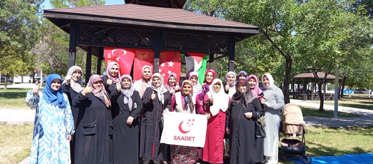Saadet Kadın Karaman (@saadetkadin70) on Twitter photo Merkez İlçemiz Haziran ayı ilçe divan toplantısını Necmeddin Erbakan parkında piknikli olarak gerçekleştirdi.
#saadetpartisi #karaman #kadın #kolları #merkez #ilçe #divan #toplantı #NecmeddinErbakan #parkı #piknik
<a href="/SaadetKadin/">Saadet Partisi Kadın Kolları</a> <a href="/BeytiyeEkinci/">Nurgül Beytiye Ekinci</a> Merkez İlçemiz Haziran ayı ilçe divan toplantısını Necmeddin Erbakan parkında piknikli olarak gerçekleştirdi.
#saadetpartisi #karaman #kadın #kolları #merkez #ilçe #divan #toplantı #NecmeddinErbakan #parkı #piknik
<a href="/SaadetKadin/">Saadet Partisi Kadın Kolları</a> <a href="/BeytiyeEkinci/">Nurgül Beytiye Ekinci</a>