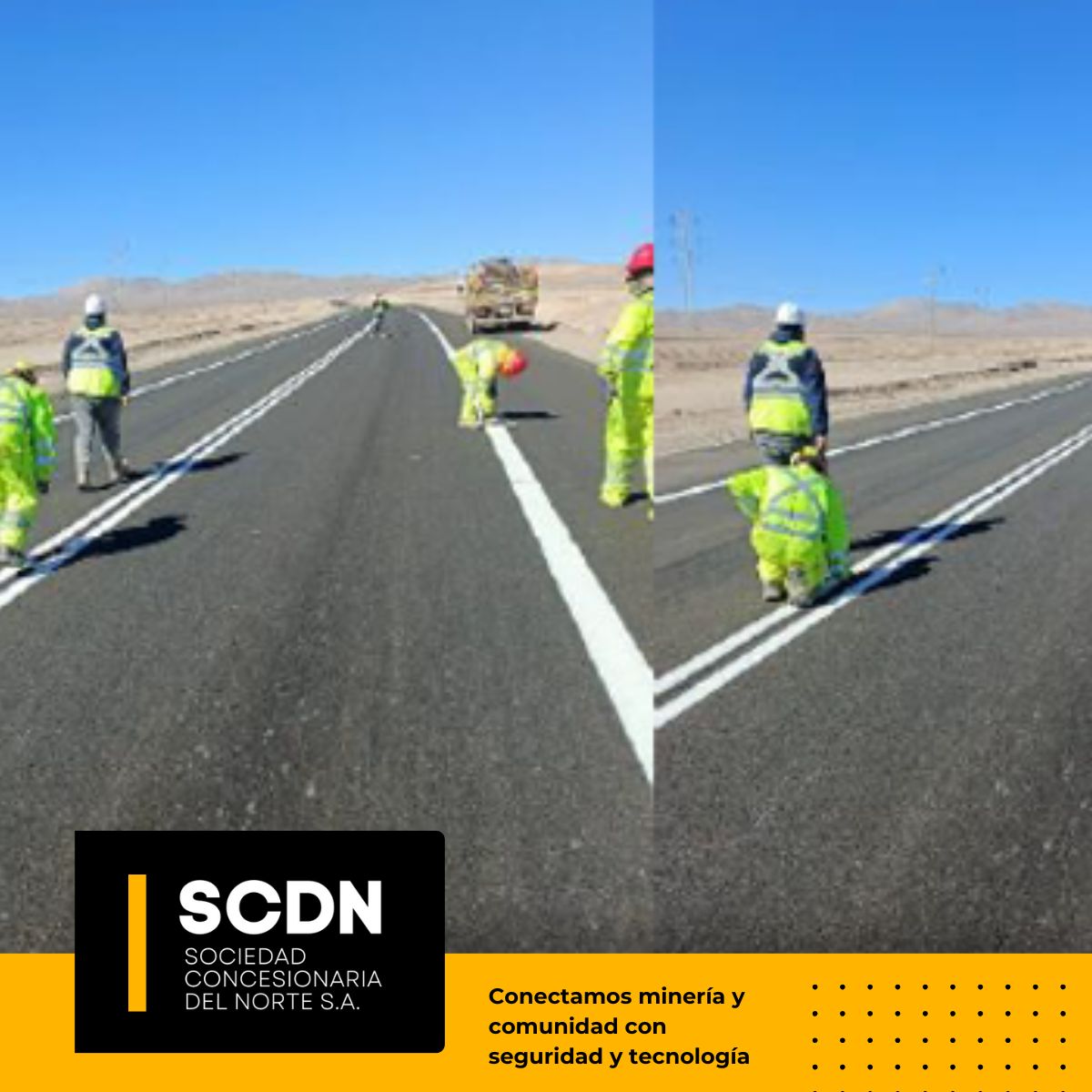 Demarcación vial e instalación de tachas en ejecución

En la Ruta Minera, entre los km 111,9 y 116,7, se desarrollan trabajos de demarcación vial e instalación de tachas para reforzar la visibilidad y seguridad en la vía.

#mineraescondida #antofagasta #rutaminera #seguridadvial