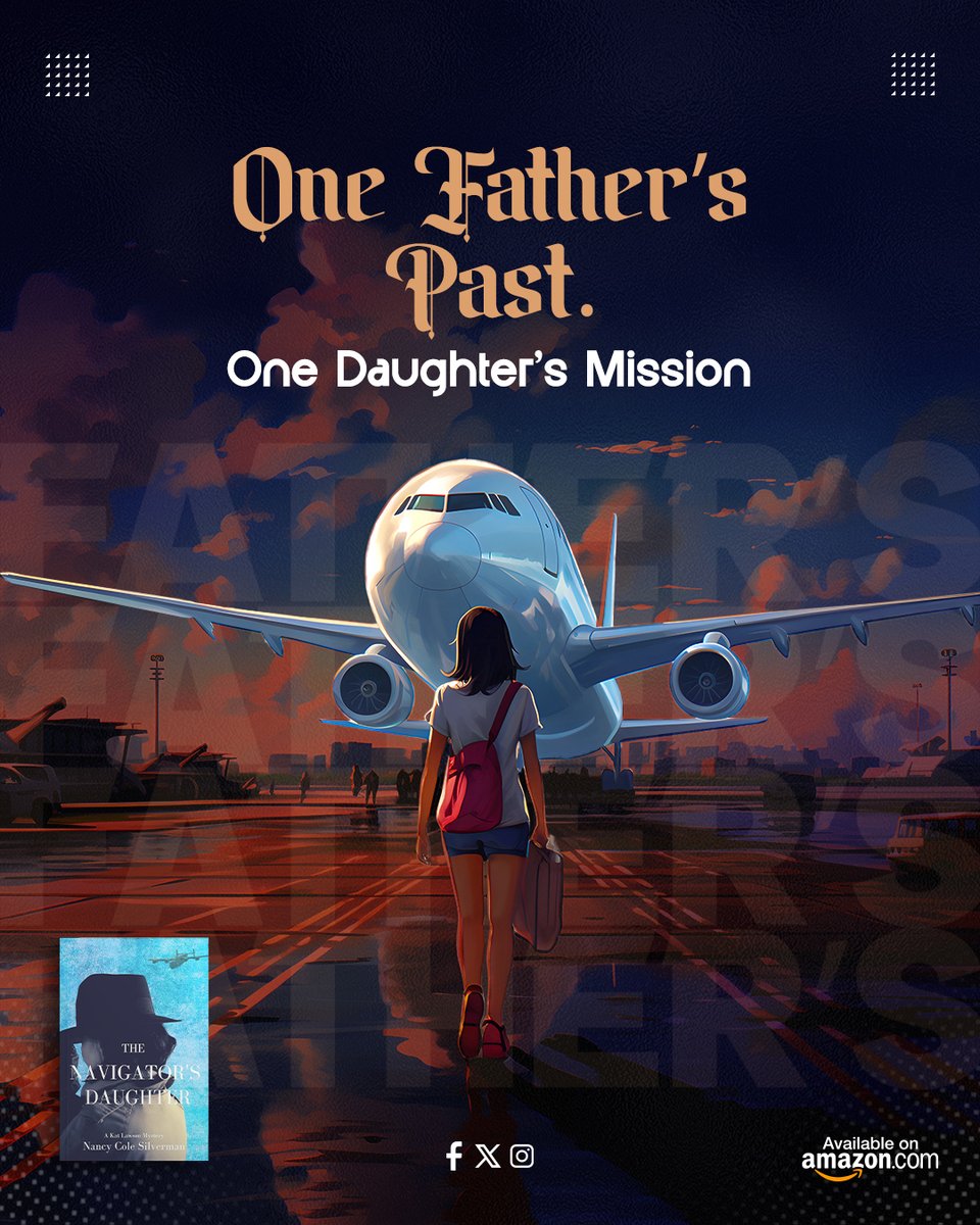AuthorSilverman's tweet image. When Kat’s father receives a letter about his WWII bomber, which was long lost in Hungary. The Navigator’s Daughter is a moving tale of history, family, and redemption.
Start your journey:
a.co/d/0CKVeWX
#author #WinterThriller #MunichMystery #booklovers #writerslift