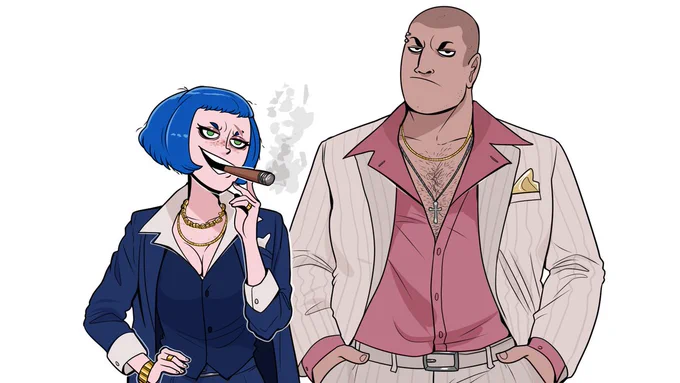 Argie and Cece in more random places (2/2)