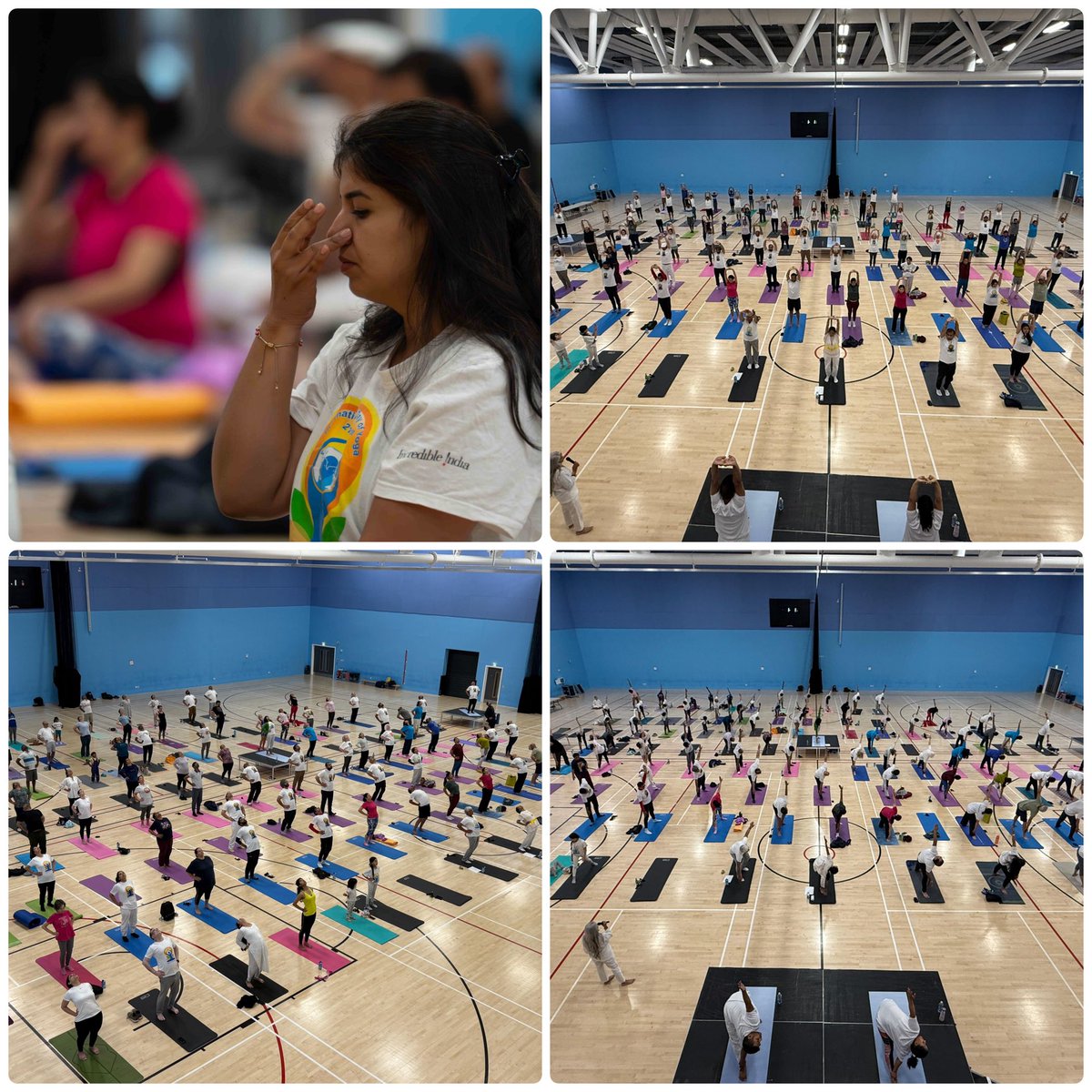 GabriellaCadei's tweet photo. Wonderful to see the 11th #InternationalDayofYoga2025 in Edinburgh, in association with @SIAFScotland,@heartfulness, @ishafoundation &amp; @Ed_Leisure!
Many people came together in the true spirit of #yoga to make the event a memorable success!
#IDY2025 #YogaforOneEarthOneHealth https://t.co/4zLBBtnY2o