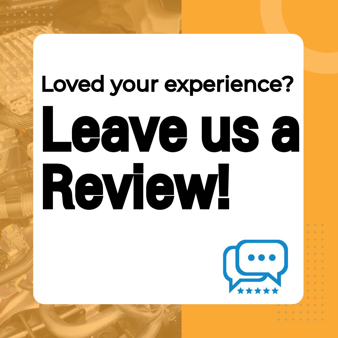 Love your ride? Tell us about it in a Google Review. ow.ly/jPBU50W3JsF