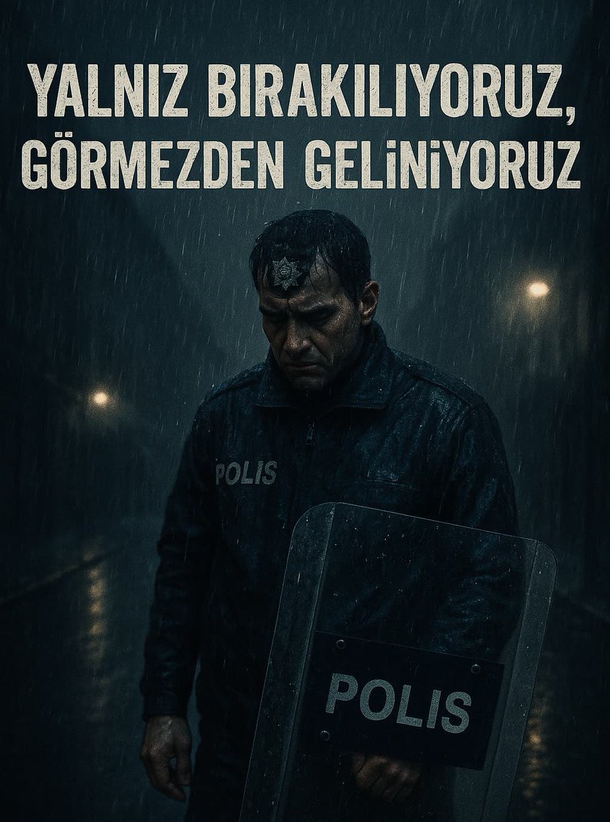 #TürkiyedePolisOlmak HERŞEYE KOŞUP İŞ BİTİNCE DE HİÇ OLMAKTIR