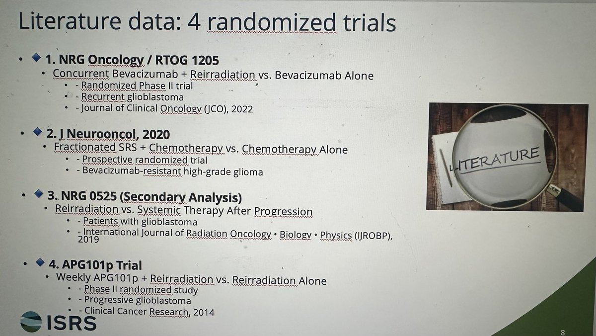 valentinapinzi's tweet image. #outofthebox :
Only 4 RCTs on #reirradiation for #HGG ?😳
Not much to lean on… but maybe we don’t need more RCTs.

With molecular profiling, imaging &amp;amp; AI, we might already have what we need.

🧠Time to rethink evidence, not just wait for it
#NeuroOncology #GBM #RadOnc