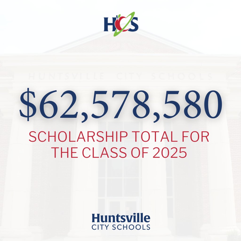 Congratulations to the HCS Class of 2025, who earned over $60,000,000 in scholarship offers! 🎉